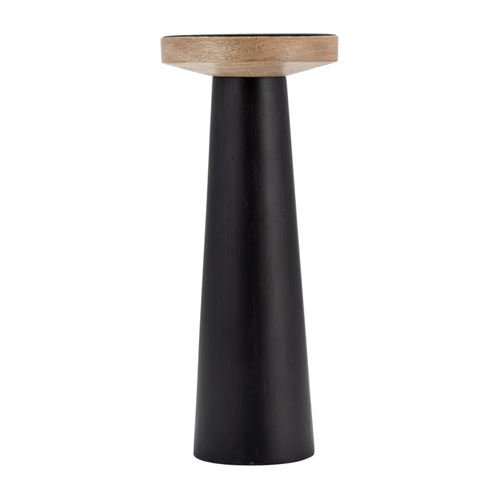 wood-12-flat-candle-holder-stand-black-natural-2