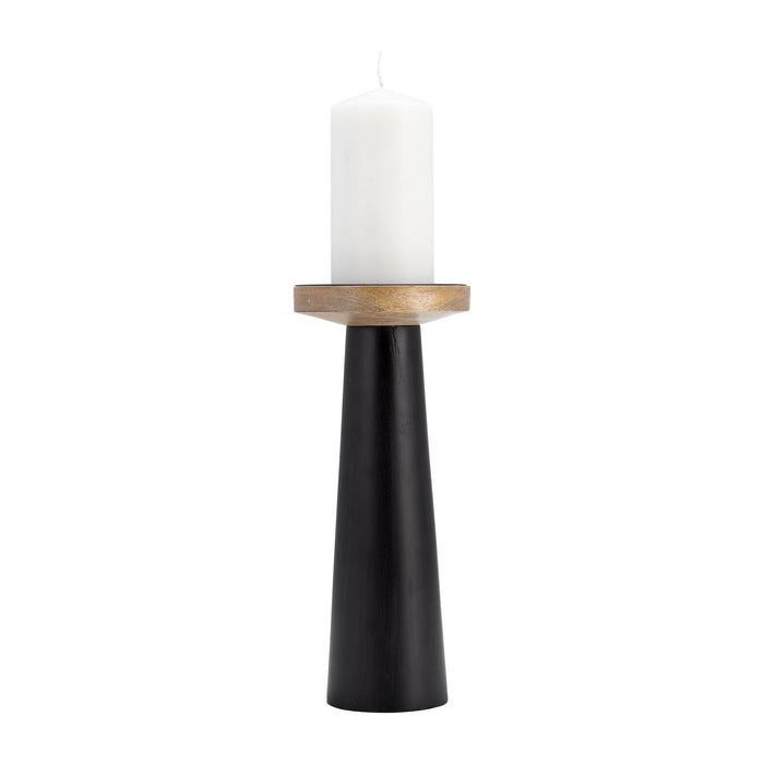 wood-12-flat-candle-holder-stand-black-natural-3