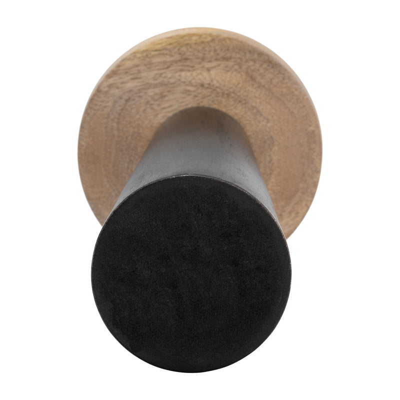 wood-12-flat-candle-holder-stand-black-natural-5