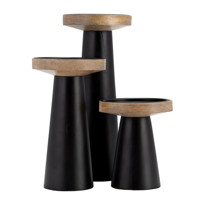 wood-12-flat-candle-holder-stand-black-natural-6