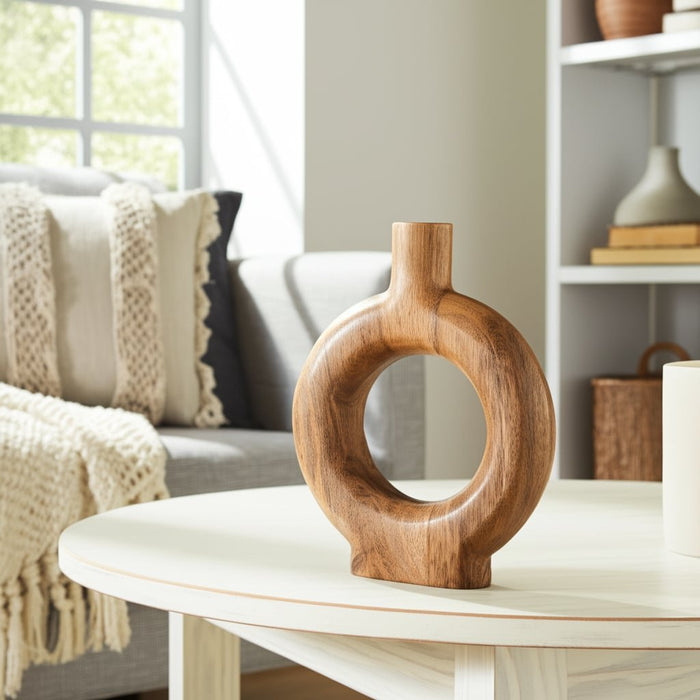 wood-12-h-donut-shaped-vase-brown-12