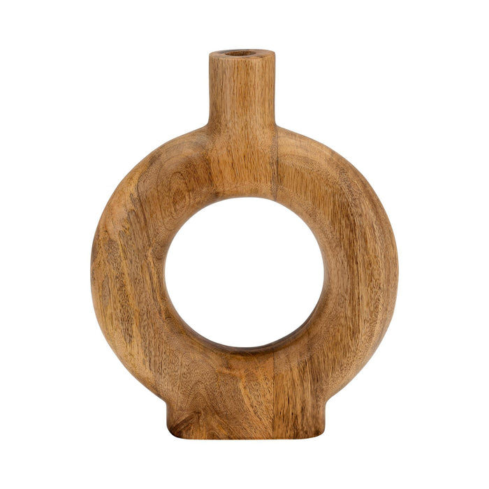 wood-12-h-donut-shaped-vase-brown-2