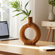 wood-14-h-donut-shaped-vase-brown-11