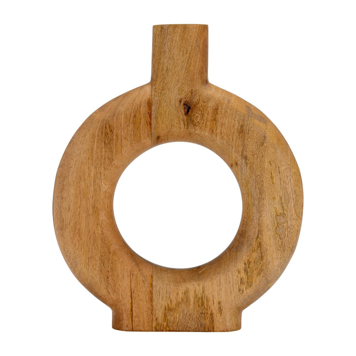 wood-14-h-donut-shaped-vase-brown-1