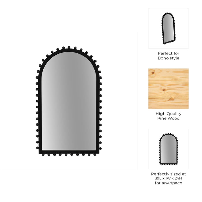 wood-24x39-beaded-arch-mirror-black-7