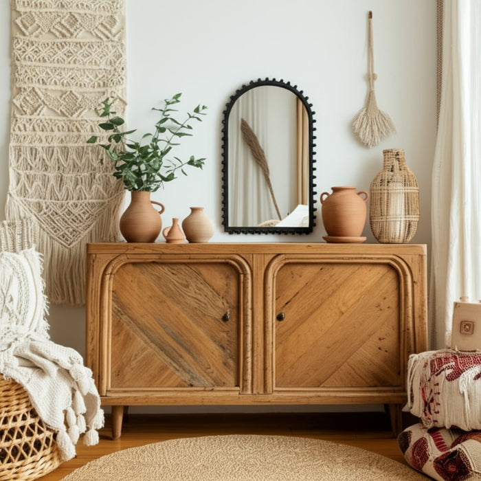 wood-24x39-beaded-arch-mirror-black-8