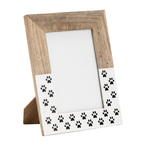 wood-5x7-dog-paws-photo-frame-white-2