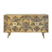 wood-60-l-herringbone-4-door-sideboard-brown-bla-1