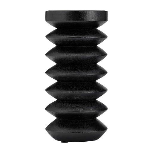 wood-8-h-accordion-candle-holder-black-1