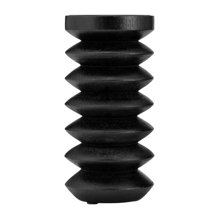 wood-8-h-accordion-candle-holder-black-1