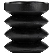 wood-8-h-accordion-candle-holder-black-3