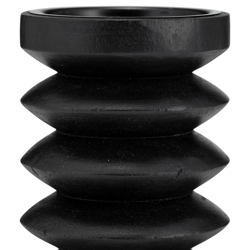 wood-8-h-accordion-candle-holder-black-3