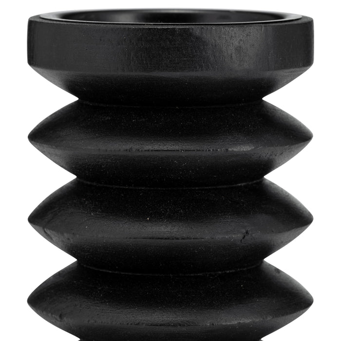 wood-8-h-accordion-candle-holder-black-3