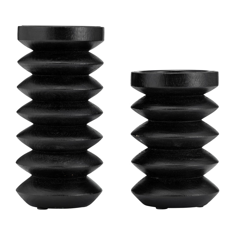 wood-8-h-accordion-candle-holder-black-6