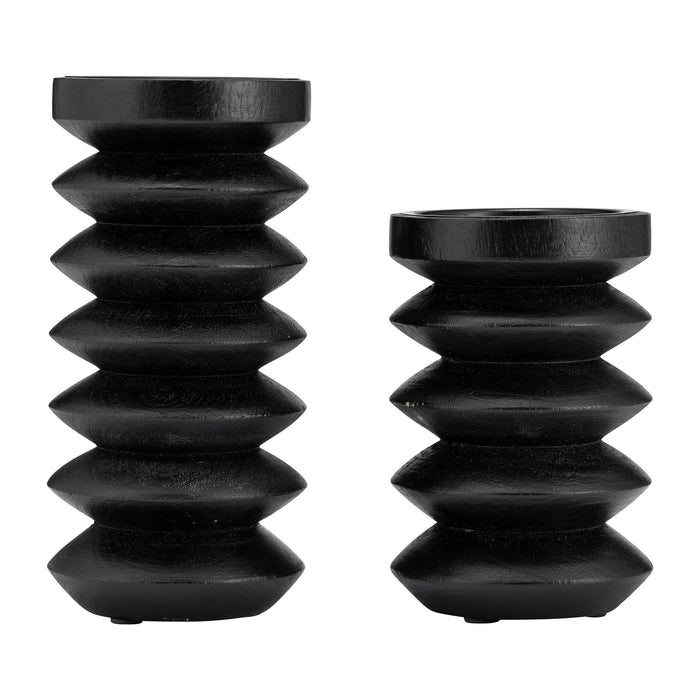 wood-8-h-accordion-candle-holder-black-6