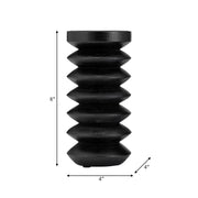 wood-8-h-accordion-candle-holder-black-7
