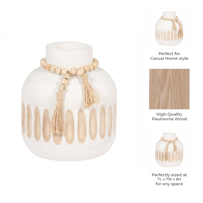 wood-8-round-ridged-vase-w-tassels-white-9