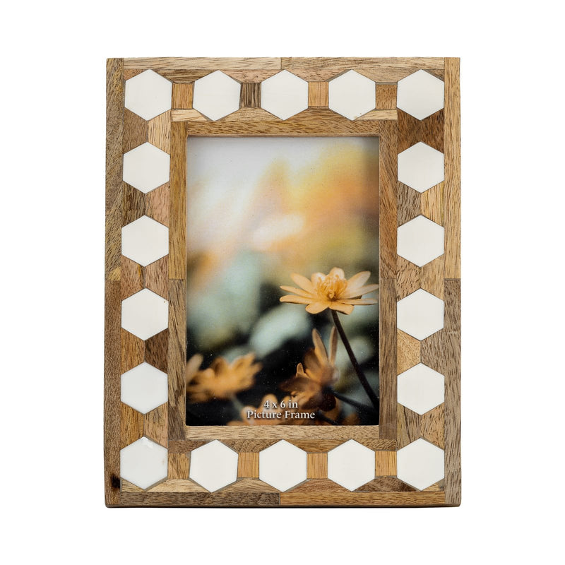 wood-resin-4x6-hexagon-frame-white-1