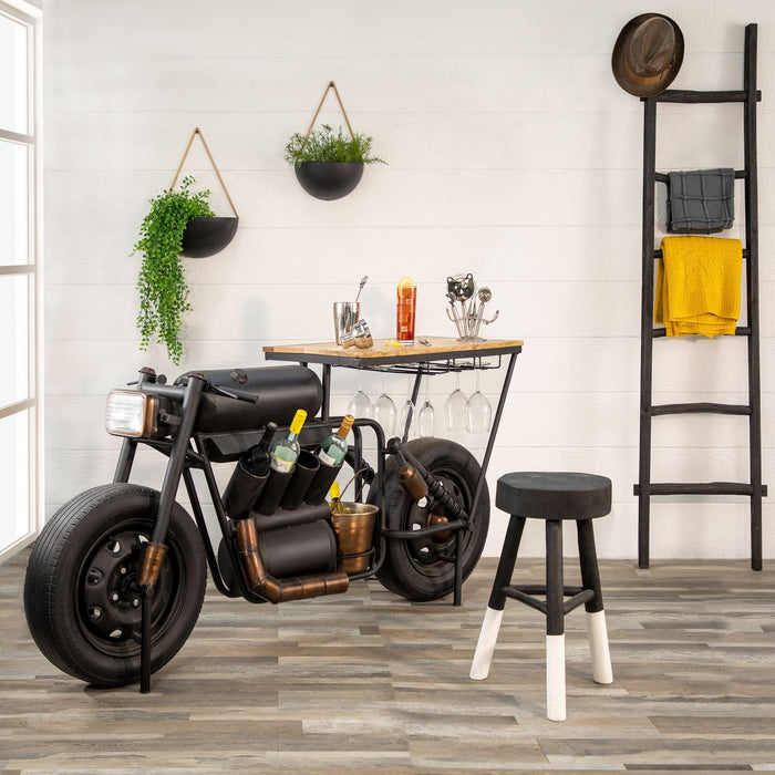 wooden-decorative-76-ladder-black-8