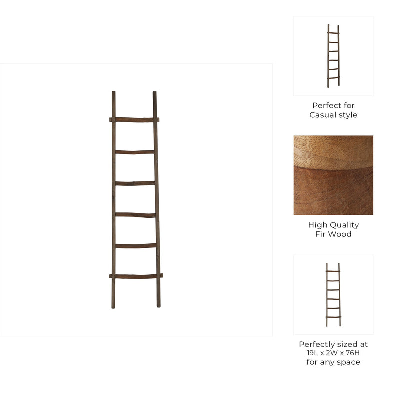 wooden-decorative-76-ladder-brown-9