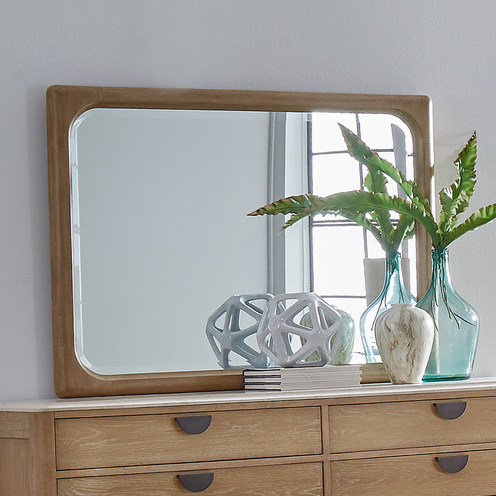 Parker House Escape - Bedroom Queen Poster Bed 2 Nightstands and Dresser with Mirror