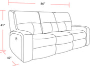 Parker Living Polaris - Kahlua Power Reclining Sofa and Recliner