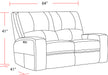 Parker Living Swift - Bourbon Power Reclining Sofa and Loveseat