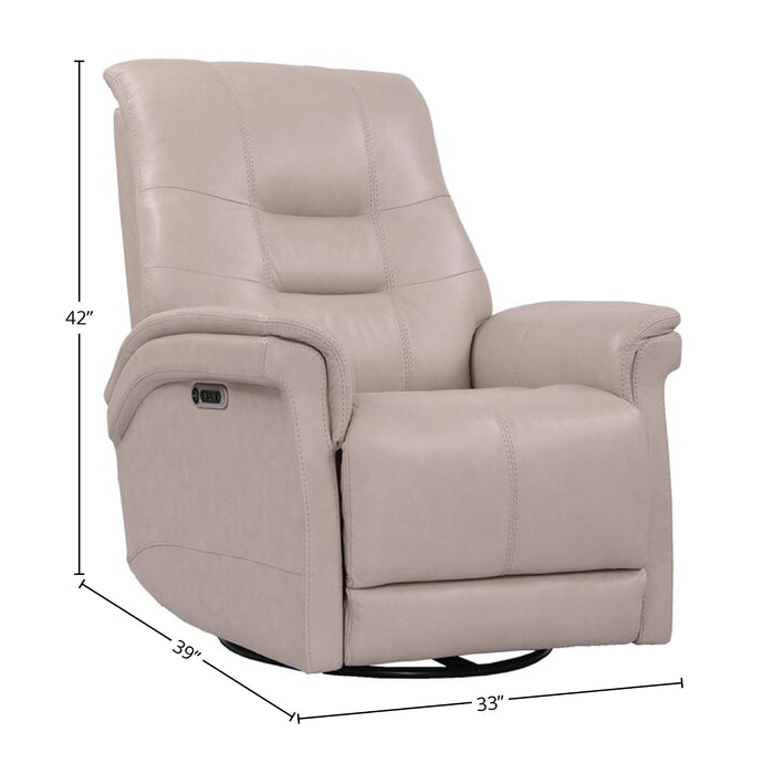 Parker Living Carnegie - Verona Linen - Powered By Freemotion Cordless Power Swivel Glider Recliner