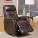 Parker Living Gemini - Truffle Power Swivel Glider Recliner