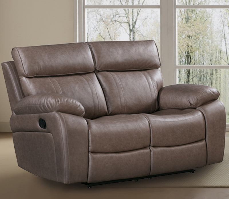 Parker Living Theon - Stokes Toffee Manual Reclining Sofa and Loveseat