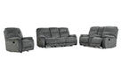 Parker Living Cooper - Shadow Grey Manual Reclining Sofa Loveseat and Recliner