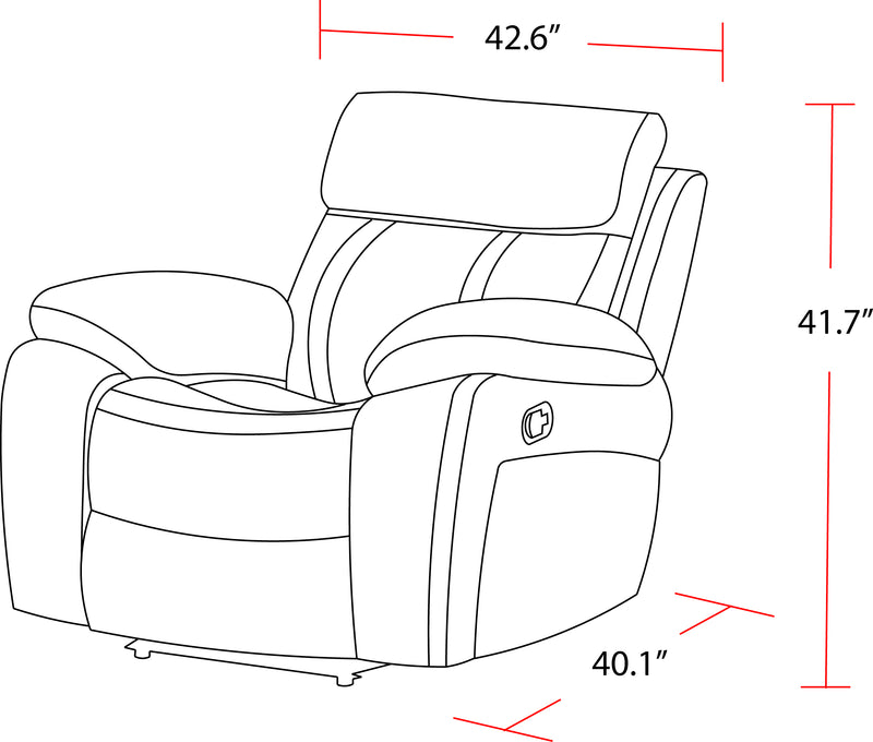 Parker Living Theon - Stokes Toffee Glider Recliner