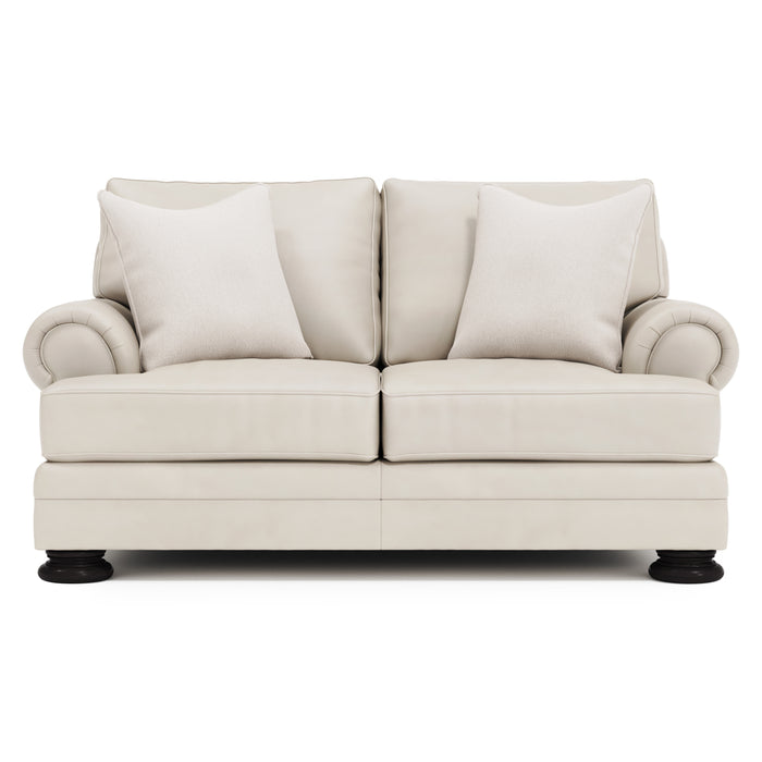 Foster Leather Loveseat - Furniture City (CA)l