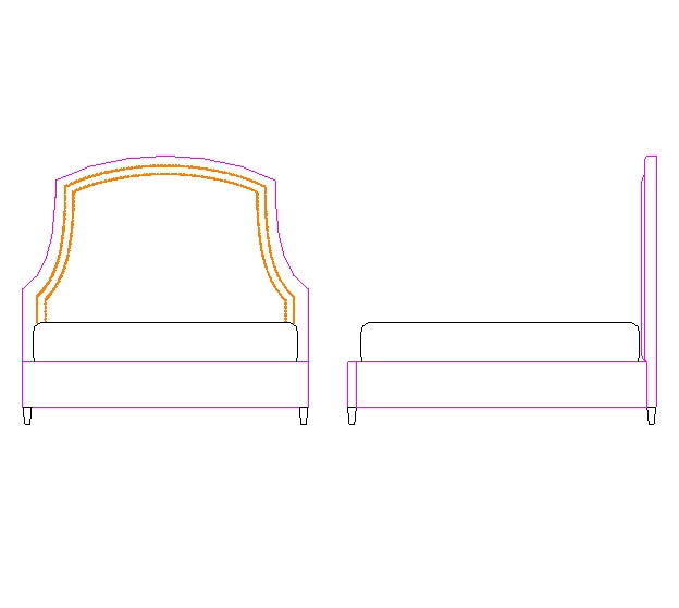 Bayford Fabric Footboard/Side Rails