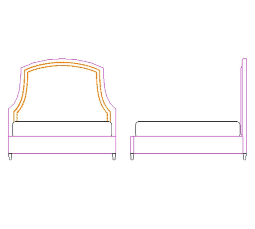 Bayford Fabric Footboard/Side Rails