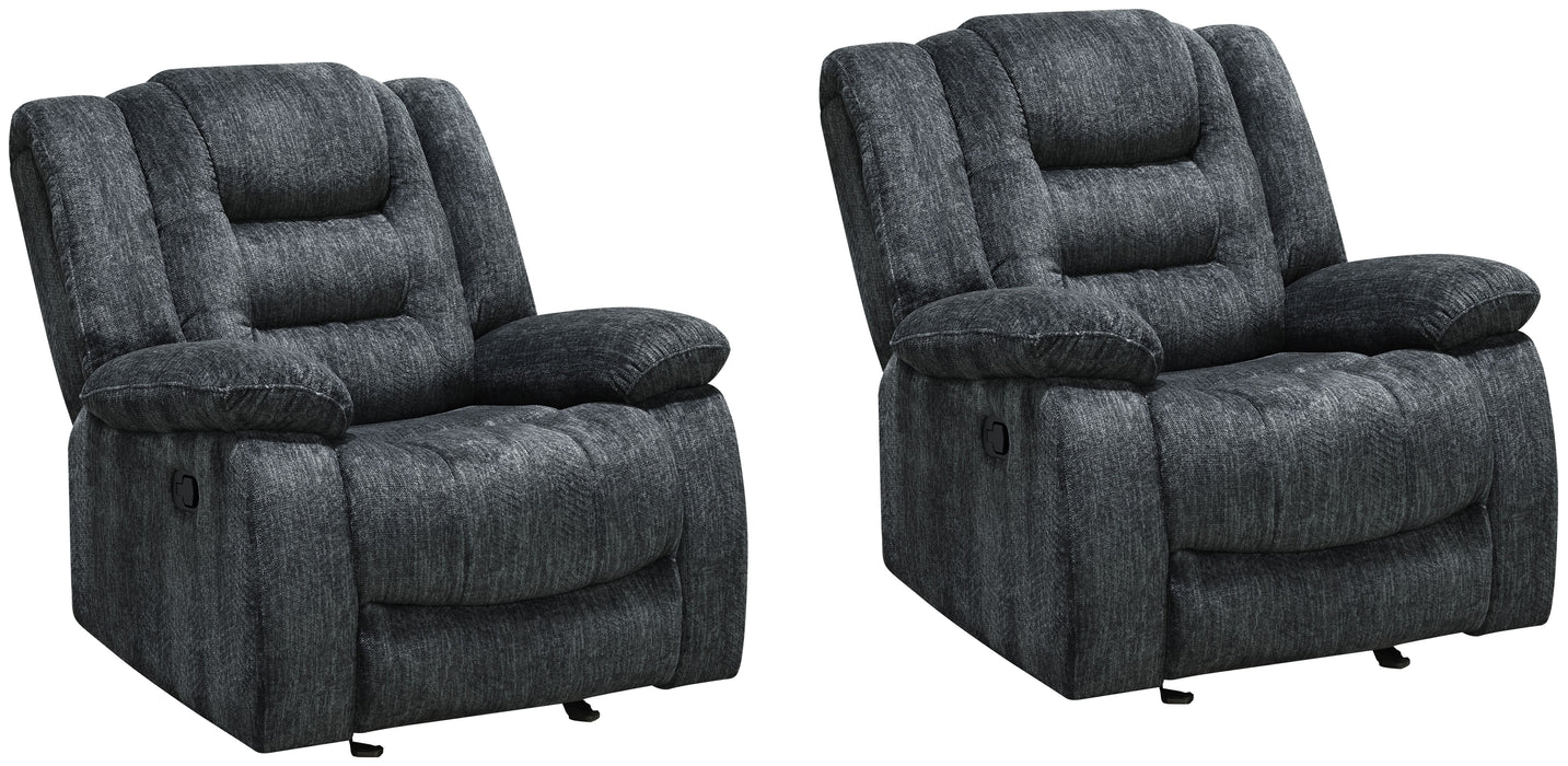 Parker Living Bolton - Misty Storm Glider Recliner Two Pack