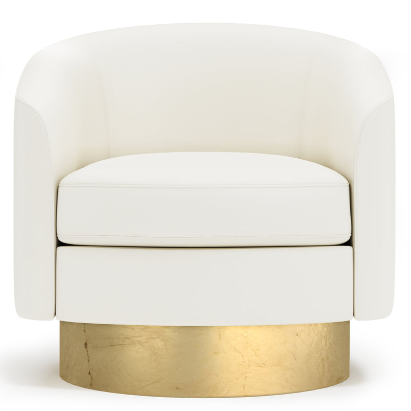 Camino Leather Swivel Chair - Furniture City (CA)l
