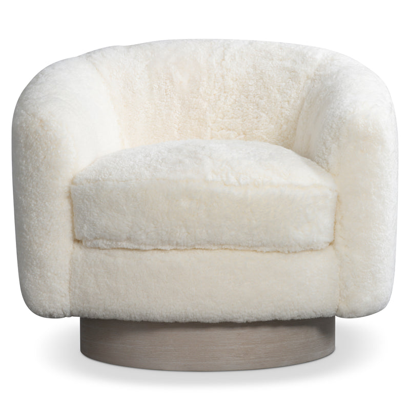 Camino Shearling Swivel Chair