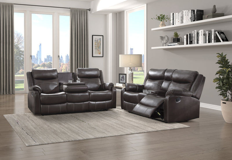 yerba-dark-brown-double-lay-flat-reclining-sofa-with-center-drop-down-cup-holders-7