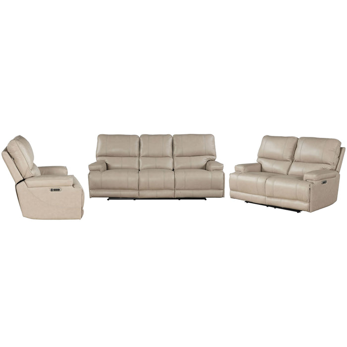 Parker Living Whitman - Verona Linen - Powered By Freemotion Power Reclining Sofa Loveseat and Recliner