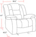 Parker Living Bolton - Misty Storm Glider Recliner