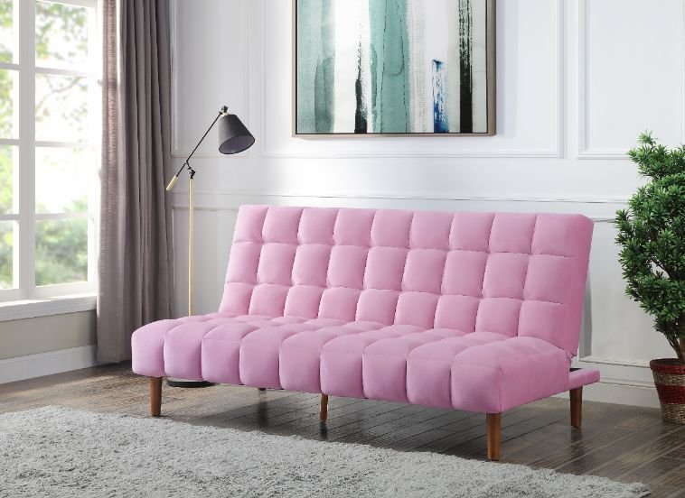yolandi-pink-velvet-dark-walnut-finish-adjustable-sofa-7