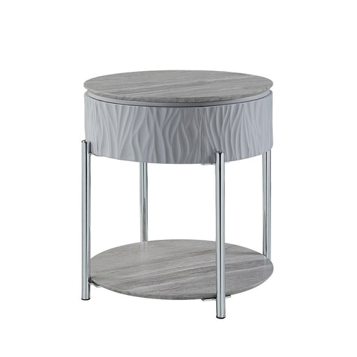 yukino-gray-high-gloss-chrome-end-table-2