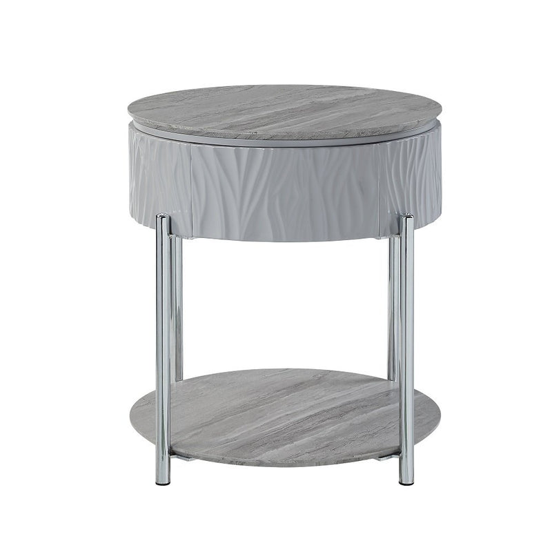 yukino-gray-high-gloss-chrome-end-table-3