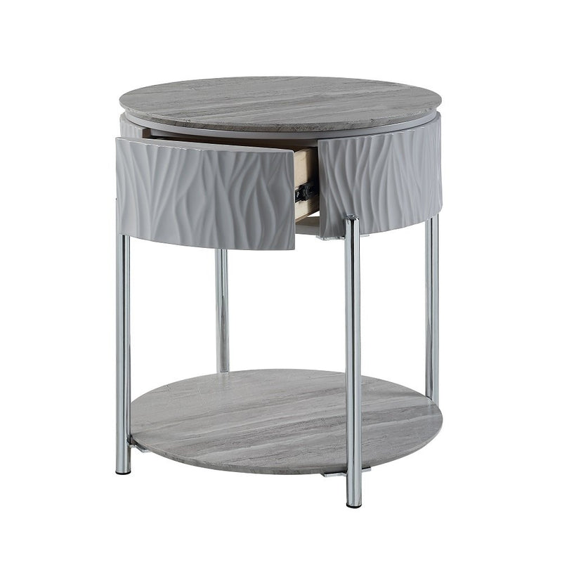 yukino-gray-high-gloss-chrome-end-table-4