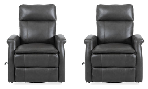 Parker Living Bristol - Raven Swivel Glider Recliner Two Pack