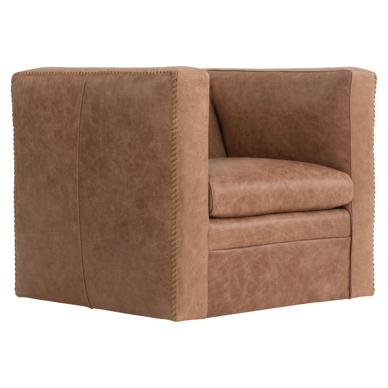 Hudson Leather Swivel Chair - Furniture City (CA)l