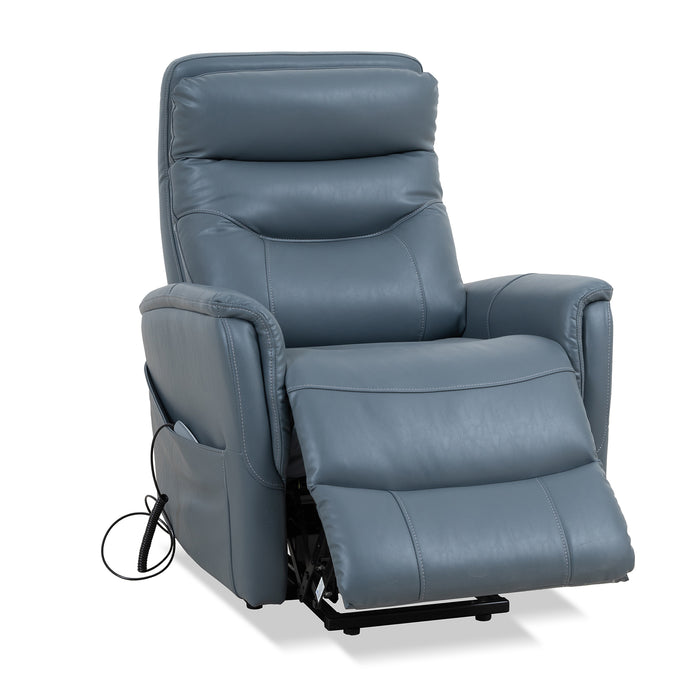 Parker Living Gemini - Softy Azure Power Lift Recliner with Articulating Headrest