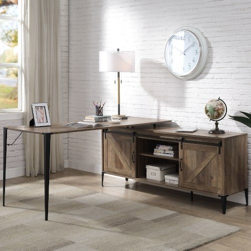 zakwani-rustic-oak-black-writing-desk-table-1