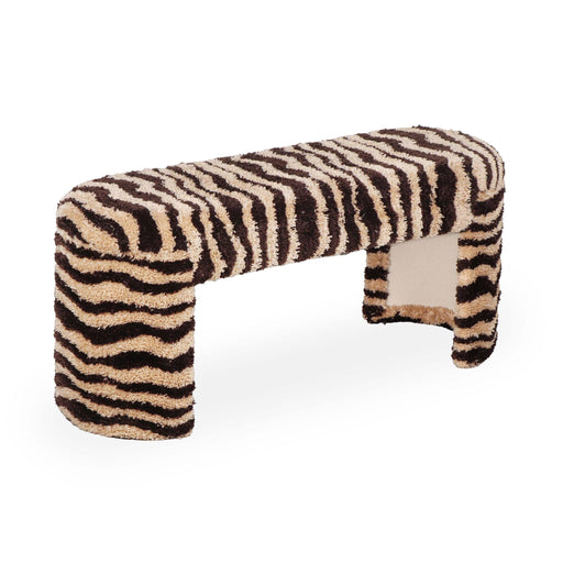 zebra-brown-striped-tufted-bench-1